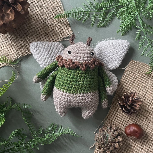 Bug Friend Crochet Pattern Mods: Moth, Butterfly, Dragonfly, Ladybug (Digital PDF)