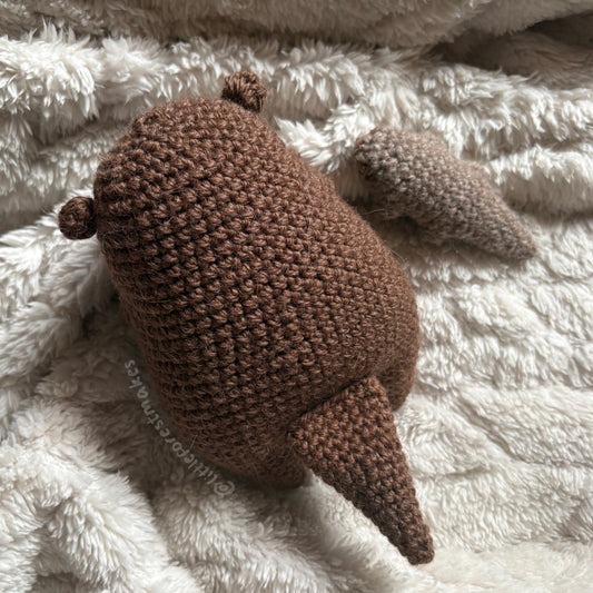 Olivia and Otis the Otters Crochet Plushie Doll Animal Pattern - [DIGITAL PDF] (downloadable file)