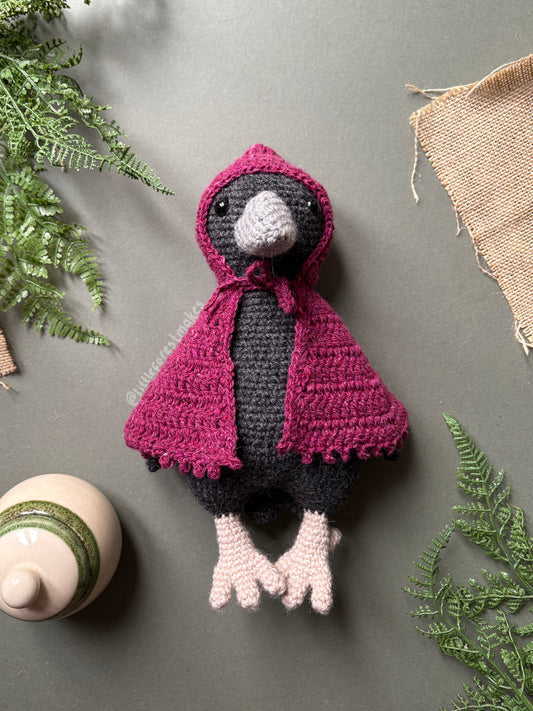 Caroline the Crow Crochet Pattern - digital download PDF pattern (Copy)