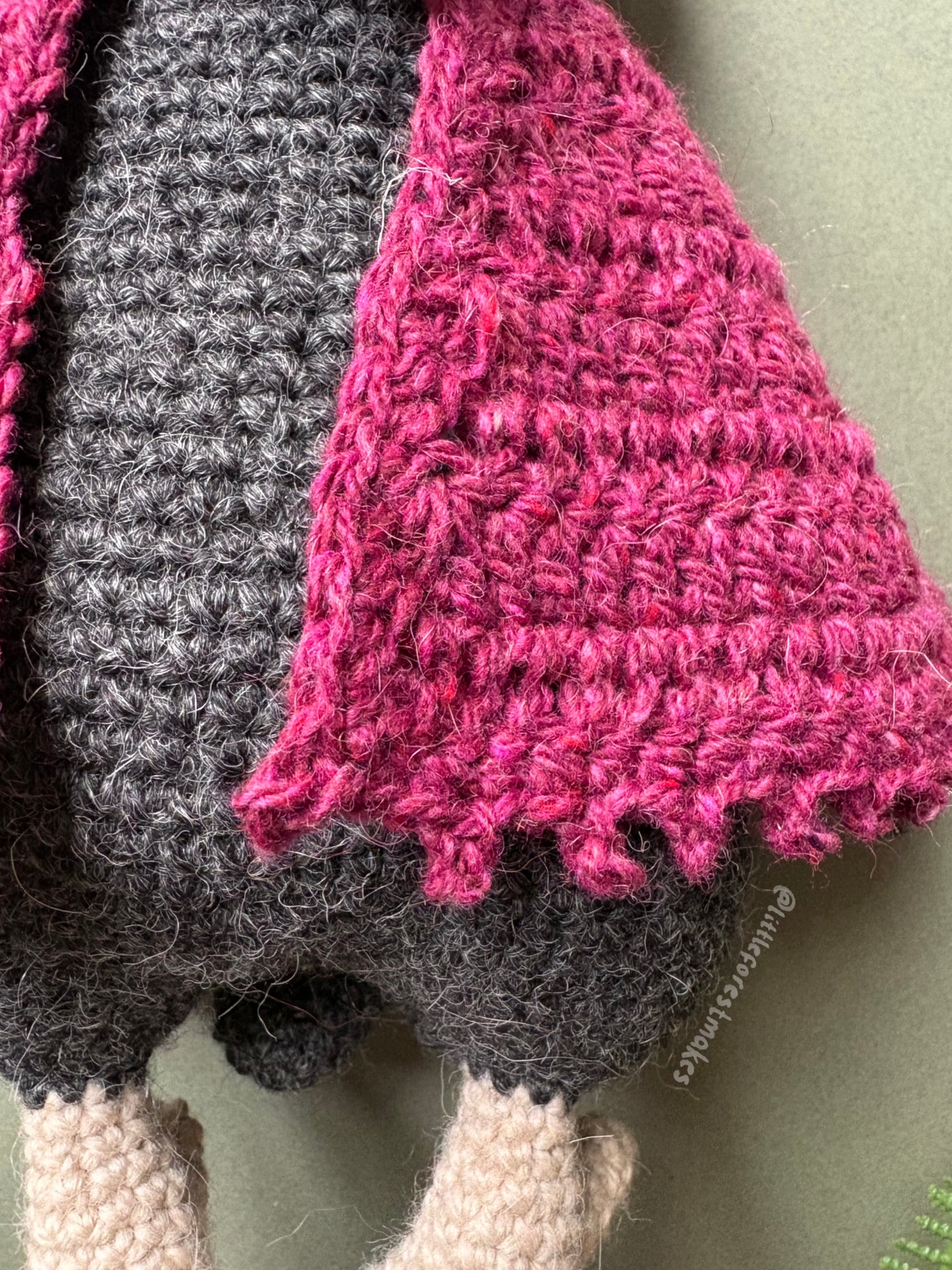 Caroline the Crow Crochet Pattern - digital download PDF pattern (Copy)