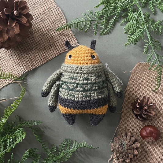 Bonnie the Bee Crochet Plushie Doll Pattern: Bug Mods Base (Digital PDF)