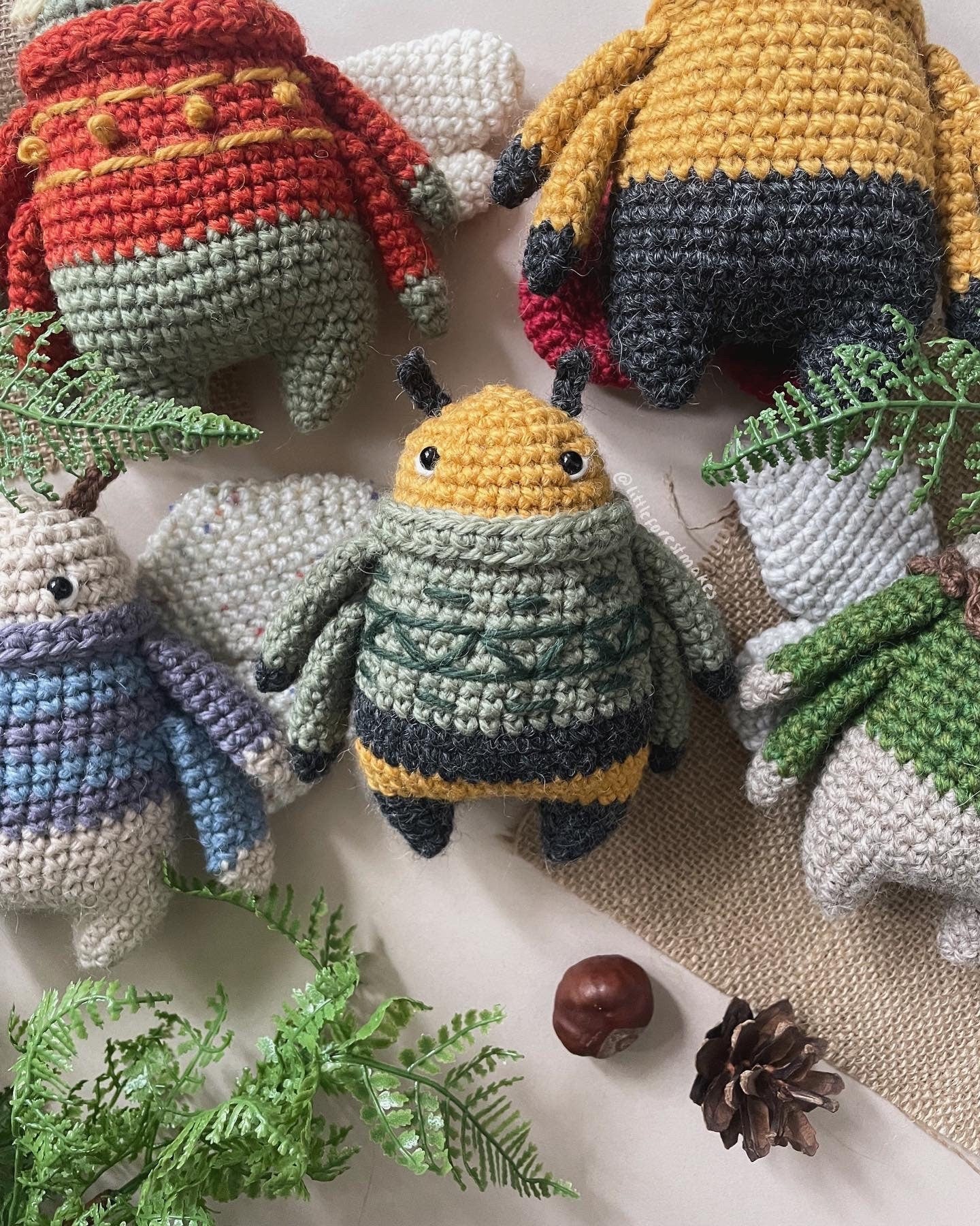 Bonnie the Bee Crochet Plushie Doll Pattern: Bug Mods Base (Digital PDF)