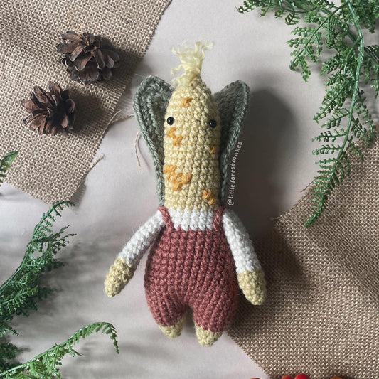 Christopher the Corn Vegetable Plushie Pattern [DIGITAL PDF] (Downloadable File)