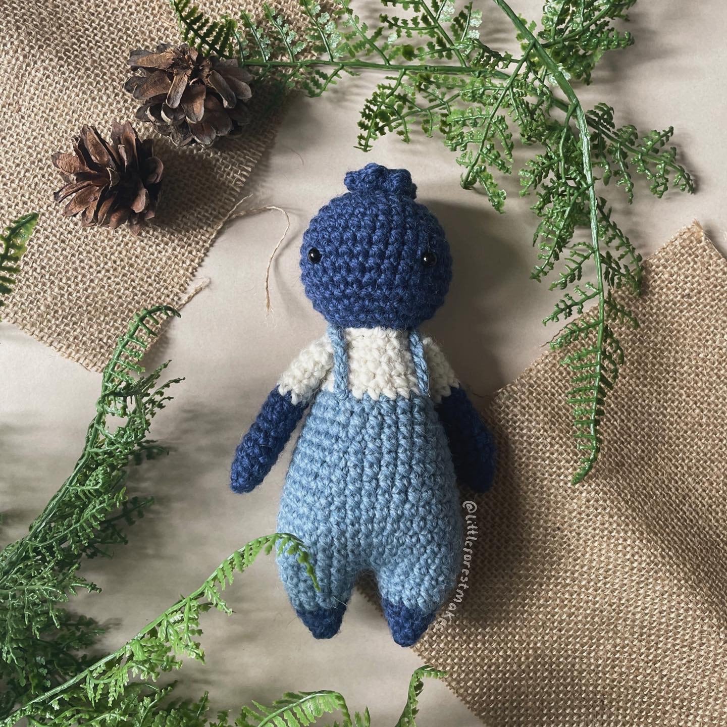 Crochet Bobby the Blueberry Amigurumi Doll Plushie Pattern [DIGITAL PATTERN ONLY] [Downloadable File]