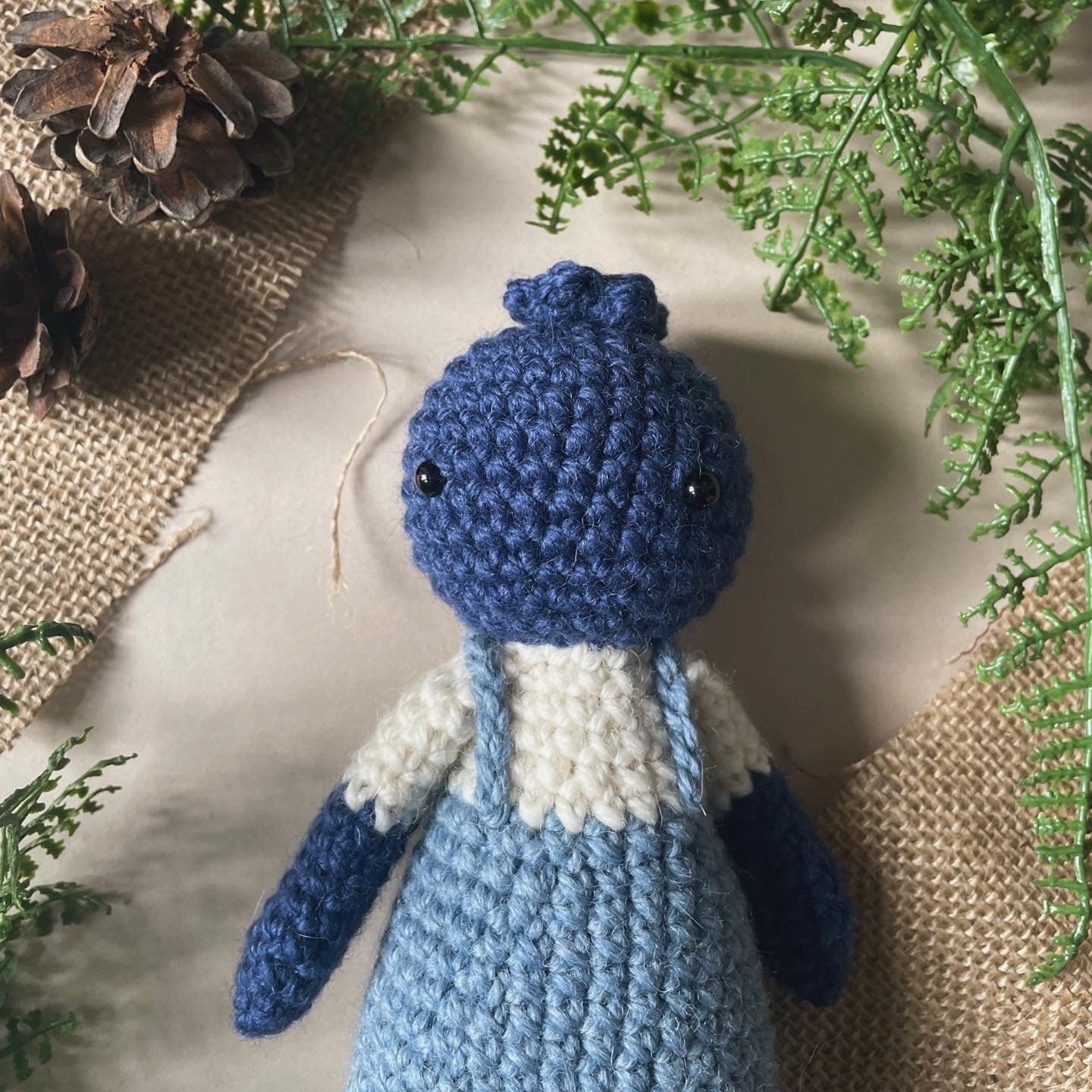 Crochet Bobby the Blueberry Amigurumi Doll Plushie Pattern [DIGITAL PATTERN ONLY] [Downloadable File]