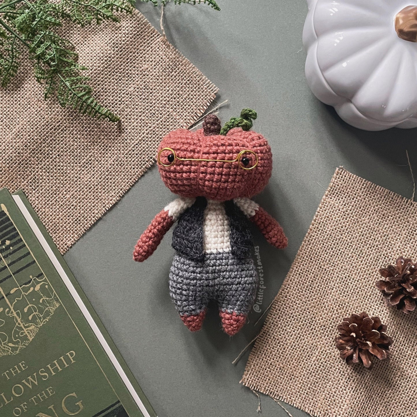 Crochet Patrick the Pumpkin Amigurumi Doll Halloween Plushie Pattern [DIGITAL PATTERN ONLY] [Downloadable File]