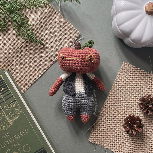 Crochet Patrick the Pumpkin Amigurumi Doll Halloween Plushie Pattern [DIGITAL PATTERN ONLY] [Downloadable File]