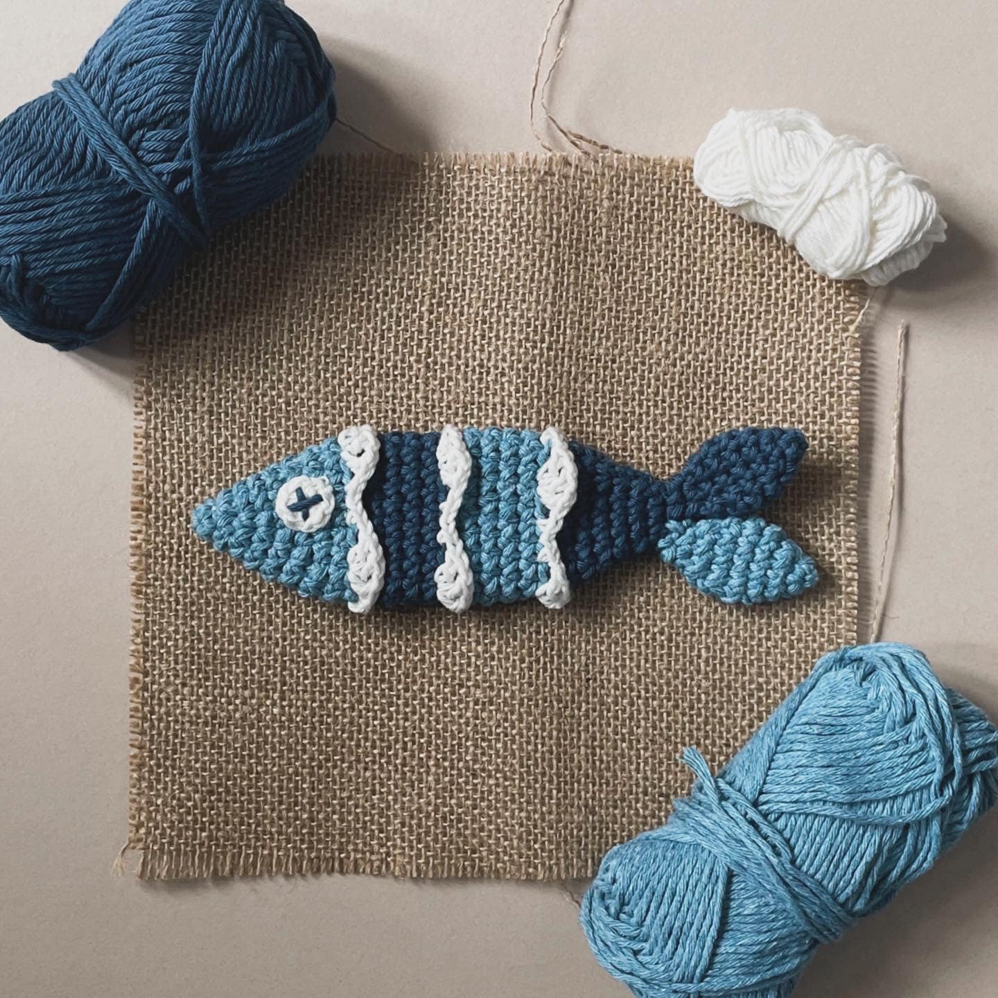 Little Fishy Crochet Fish Cat Toy Pattern [DIGITAL PDF] (Downloadable File)