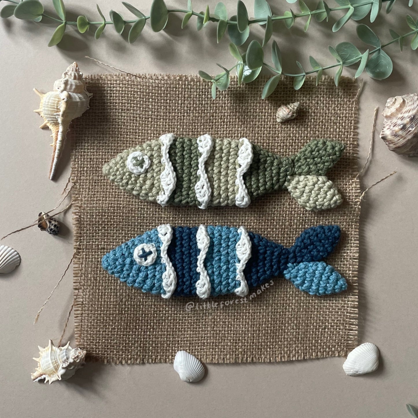 Little Fishy Crochet Fish Cat Toy Pattern [DIGITAL PDF] (Downloadable File)