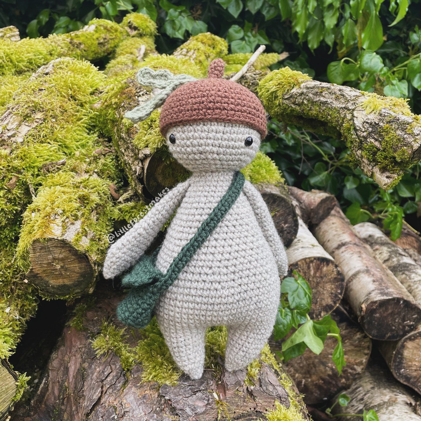 Sprout the Forest Sprite Acorn Crochet Plushie Doll Pattern - [DIGITAL PDF] (Downloadable File)