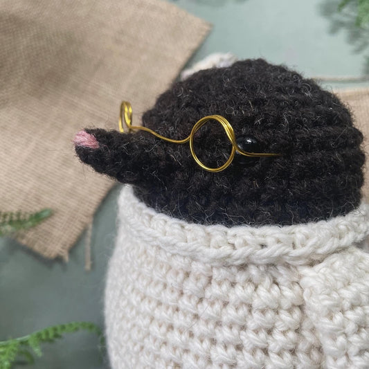 Maurice the Mole Crochet Plushie Doll Animal Pattern - [DIGITAL PDF] (Downloadable File)