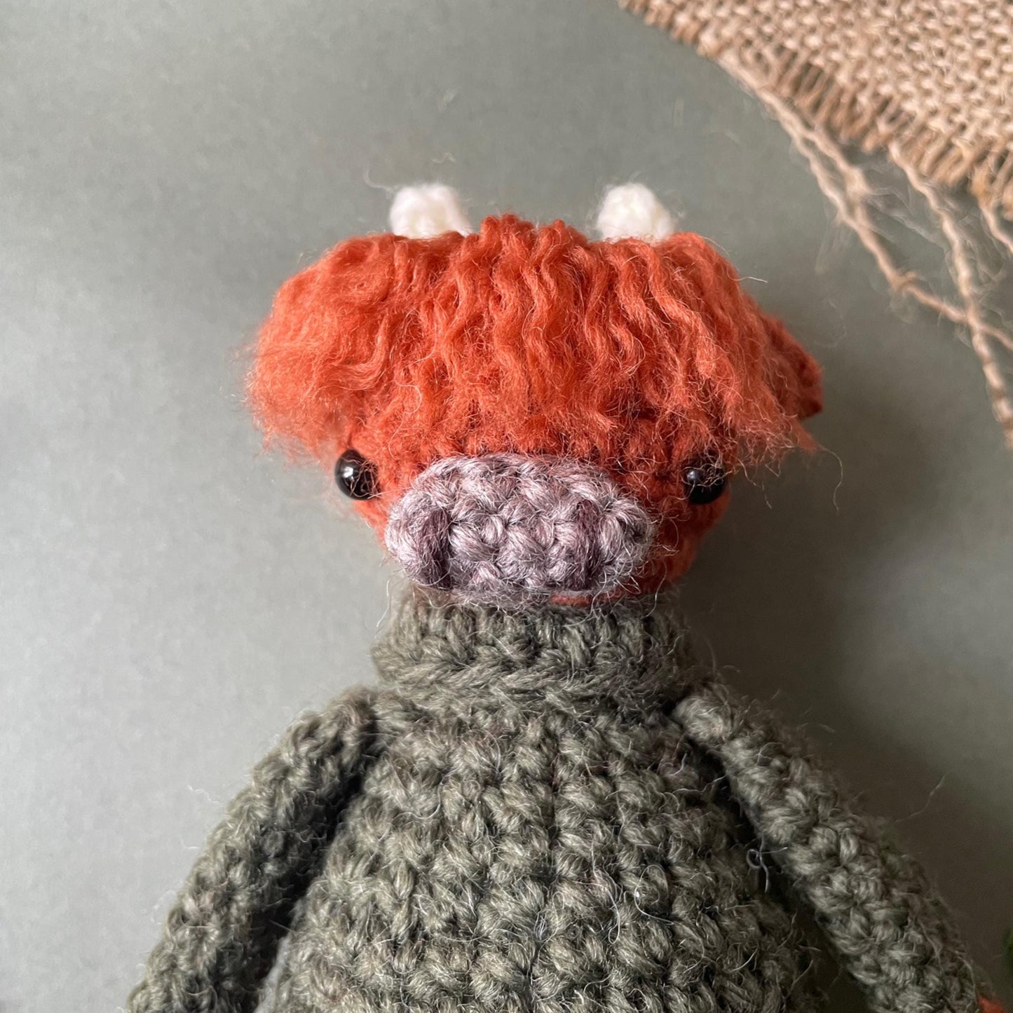 Haggis the Highland Cow Crochet Plushie Doll Animal Pattern - [DIGITAL PDF] (Downloadable File)