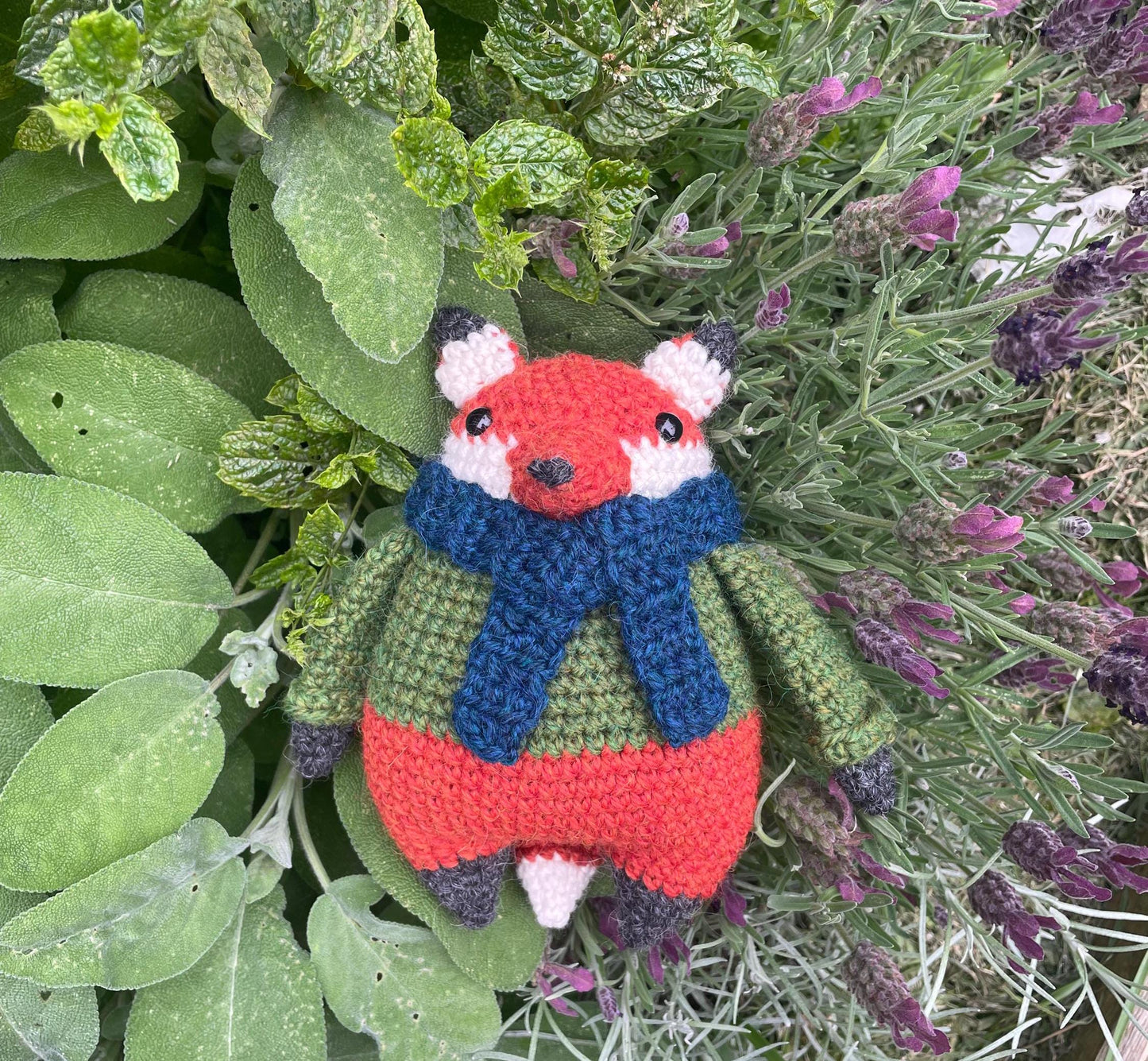 Fred the Fox Crochet Plushie Doll Animal Pattern - [DIGITAL PDF] (Downloadable File)
