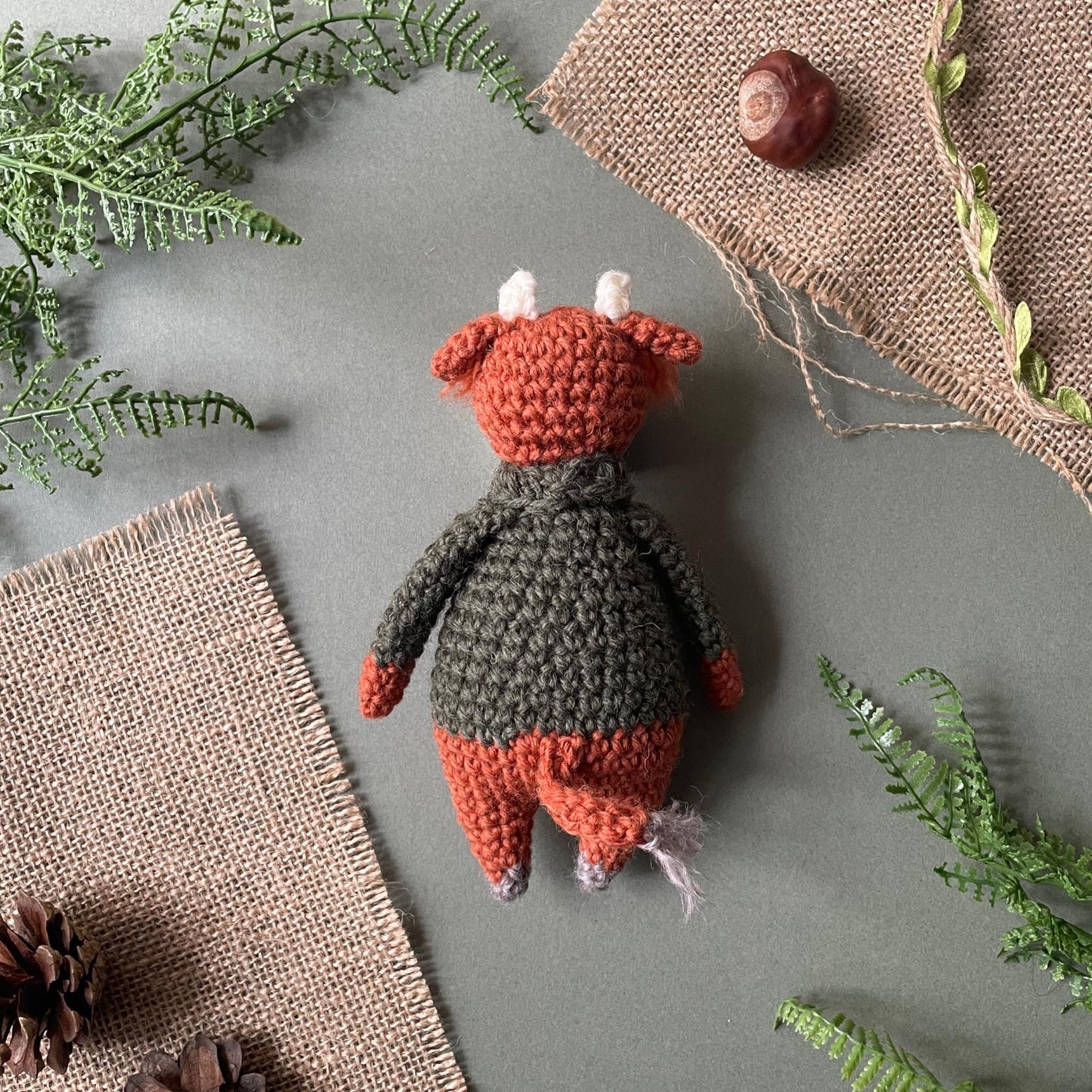 Haggis the Highland Cow Crochet Plushie Doll Animal Pattern - [DIGITAL PDF] (Downloadable File)