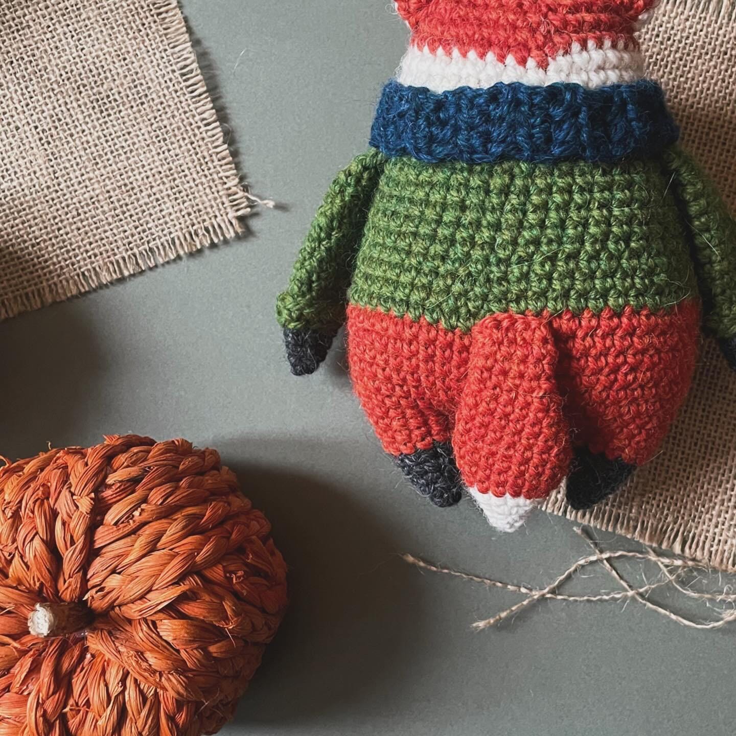 Fred the Fox Crochet Plushie Doll Animal Pattern - [DIGITAL PDF] (Downloadable File)