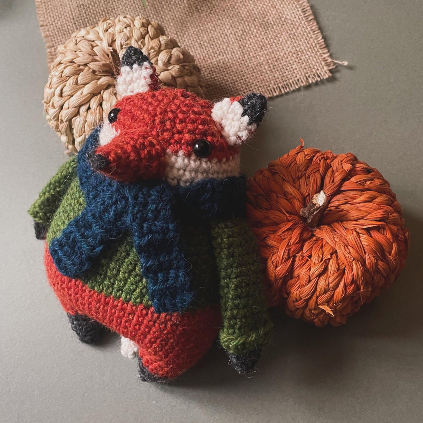 Fred the Fox Crochet Plushie Doll Animal Pattern - [DIGITAL PDF] (Downloadable File)