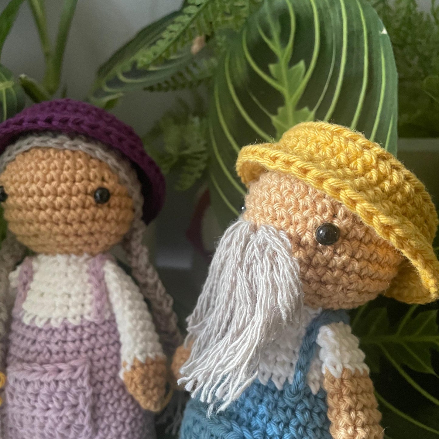 Frankie and Gladys Crochet Farmer Couple Pattern [DIGITAL PDF] (Downloadable File)