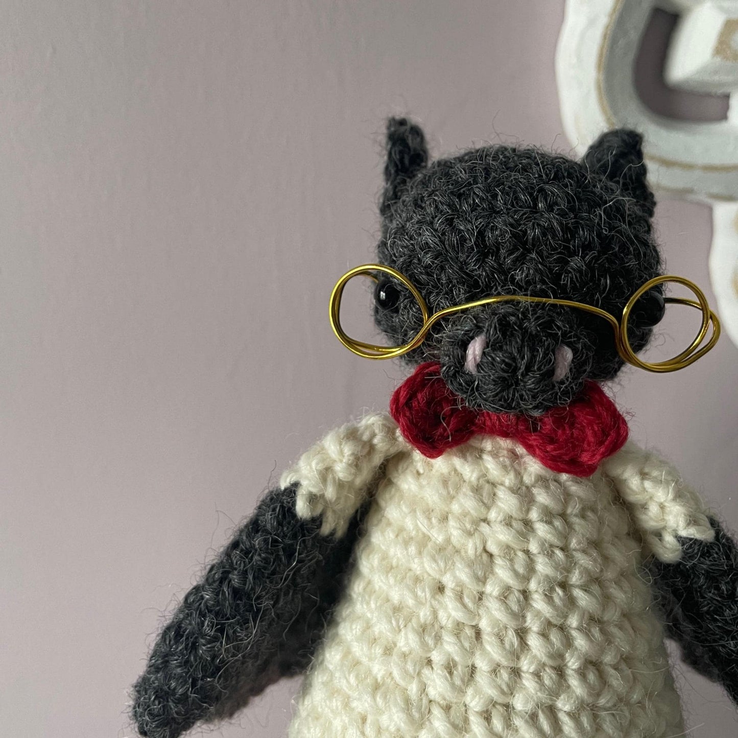 Bowie the Bat Crochet Plushie Doll Animal Pattern - [DIGITAL PDF] (Downloadable File)