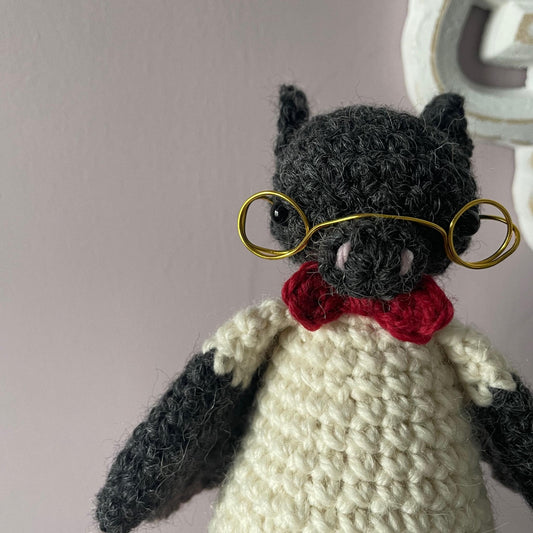 Bowie the Bat Crochet Plushie Doll Animal Pattern - [DIGITAL PDF] (Downloadable File)