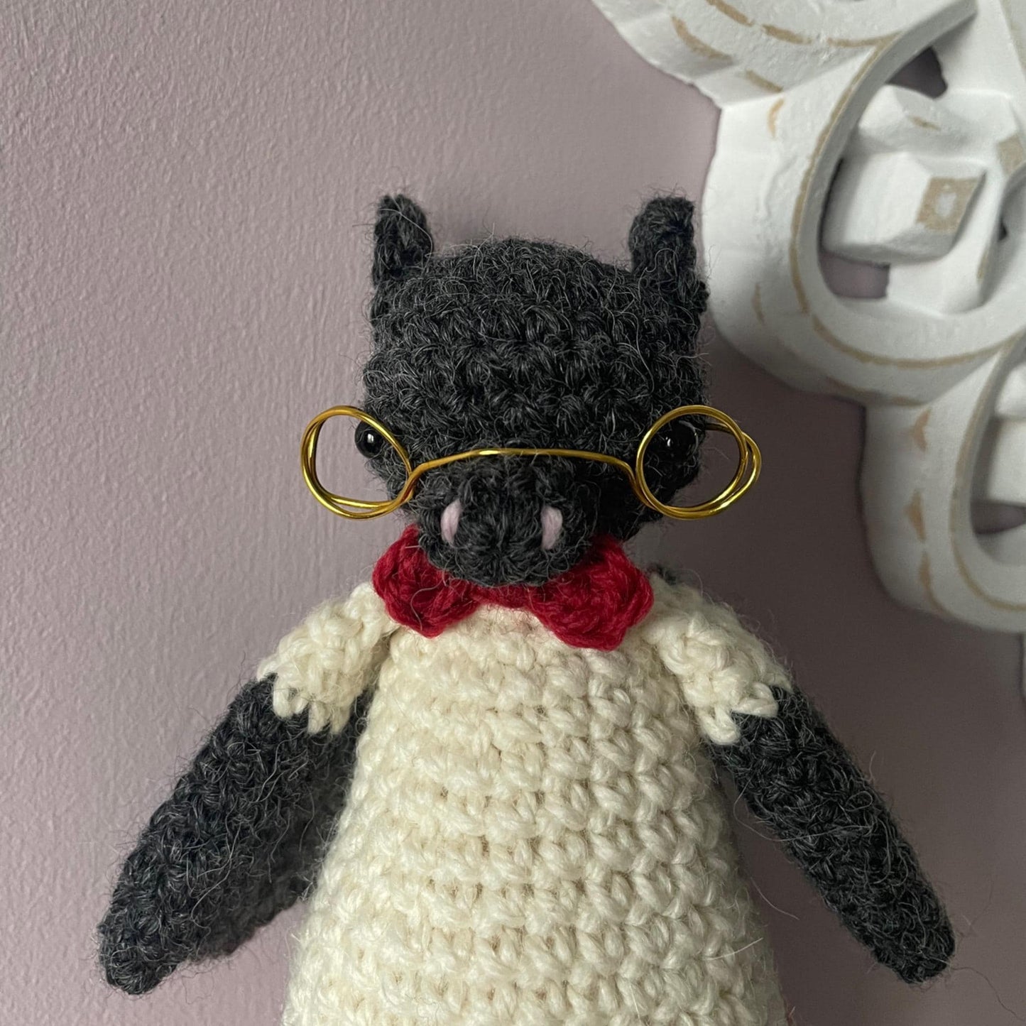 Bowie the Bat Crochet Plushie Doll Animal Pattern - [DIGITAL PDF] (Downloadable File)