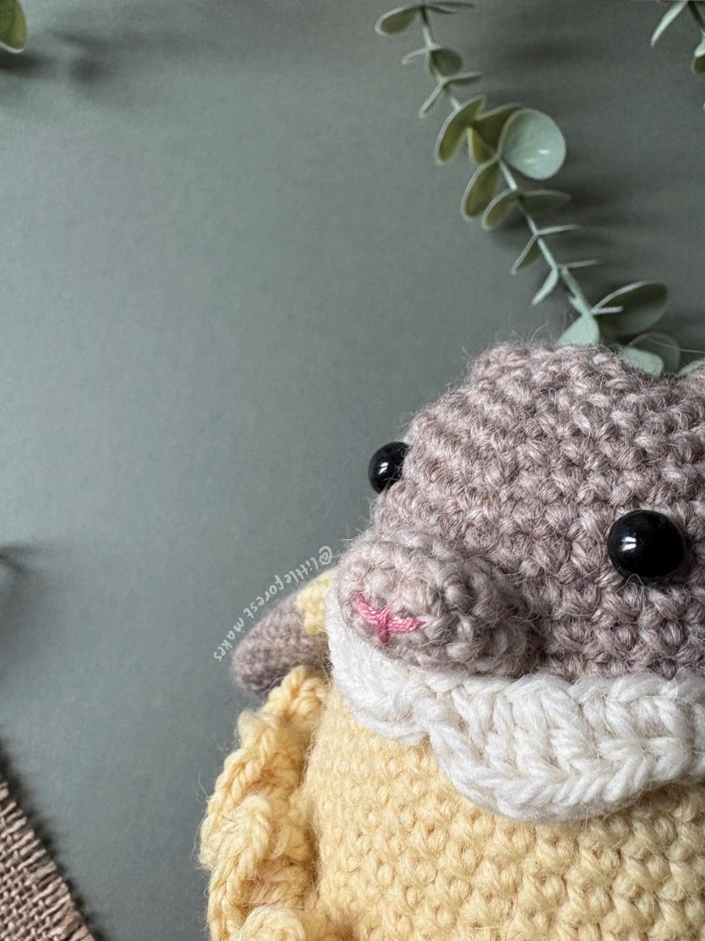 Blossom the Bunny Rabbit Crochet Plushie Doll Animal Pattern - [DIGITAL PDF] (Downloadable File)