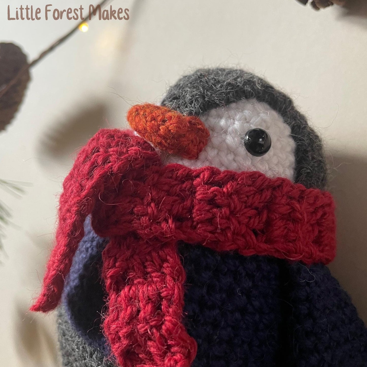 Pablo the Penguin Crochet Plushie Doll Animal Pattern - [DIGITAL PDF] (Downloadable File)