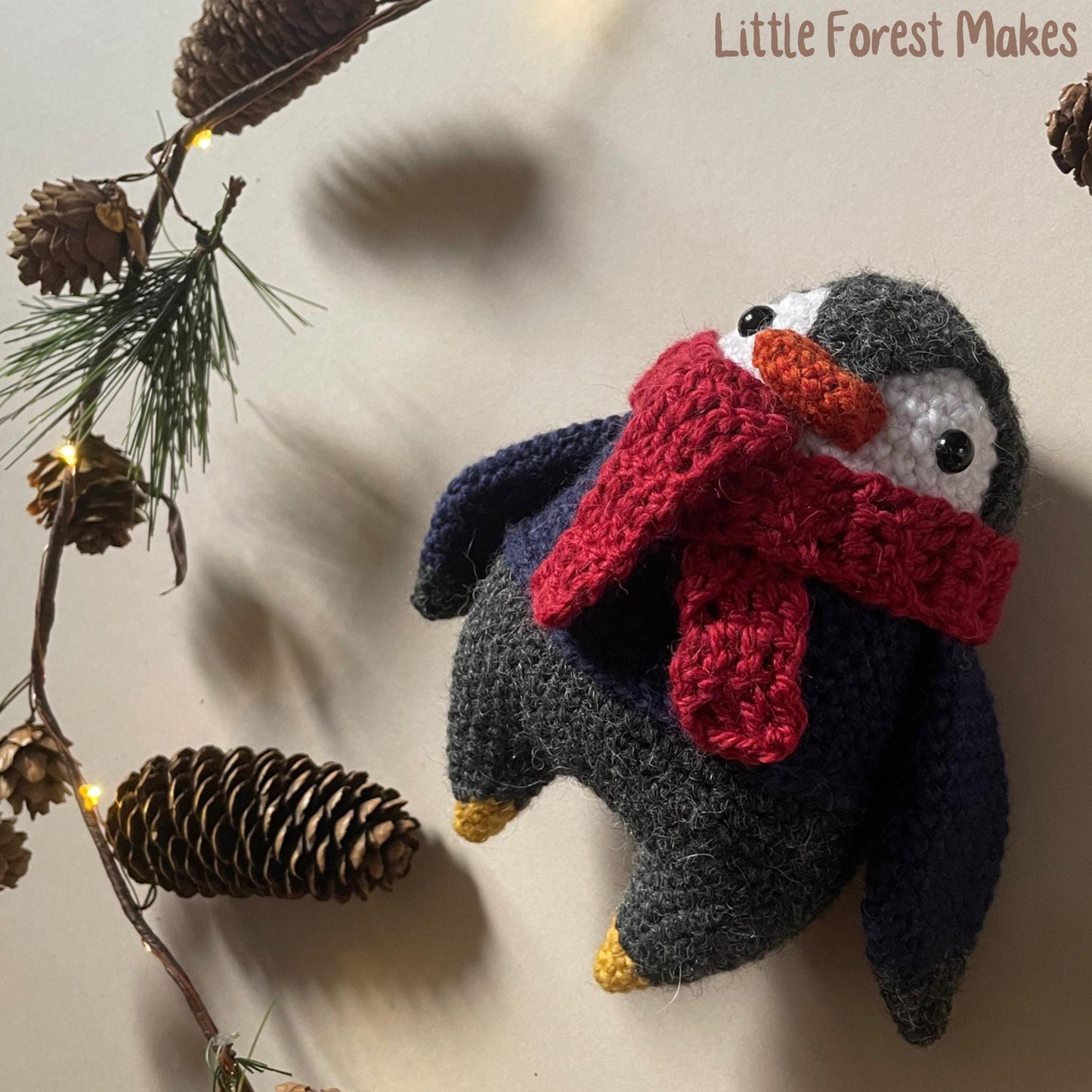 Pablo the Penguin Crochet Plushie Doll Animal Pattern - [DIGITAL PDF] (Downloadable File)