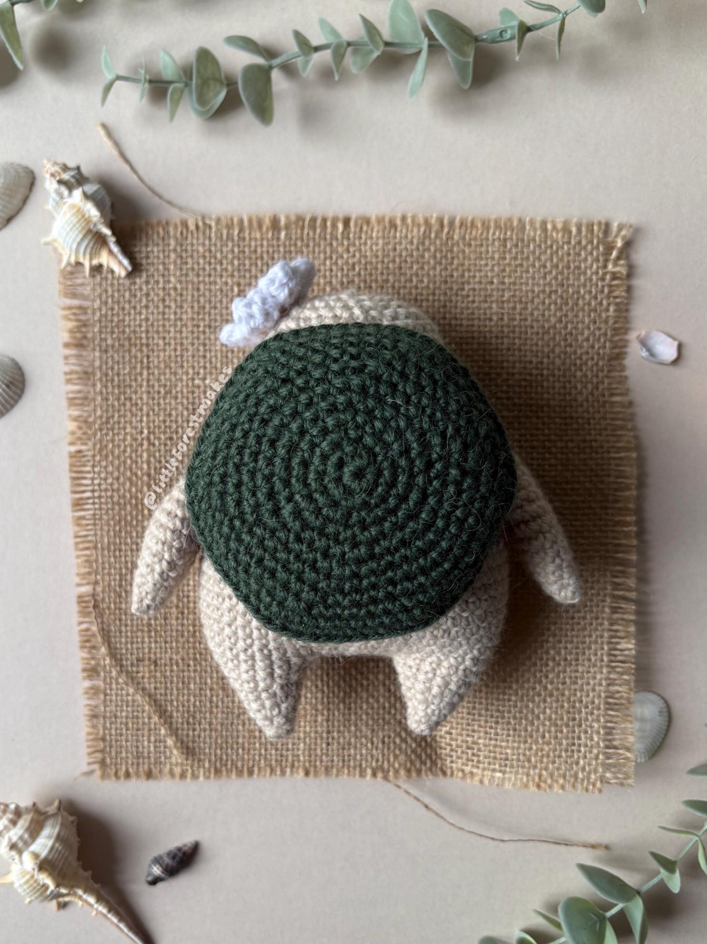 Tallulah the Turtle Crochet Plushie Doll Animal Pattern - [DIGITAL PDF] (Downloadable File)