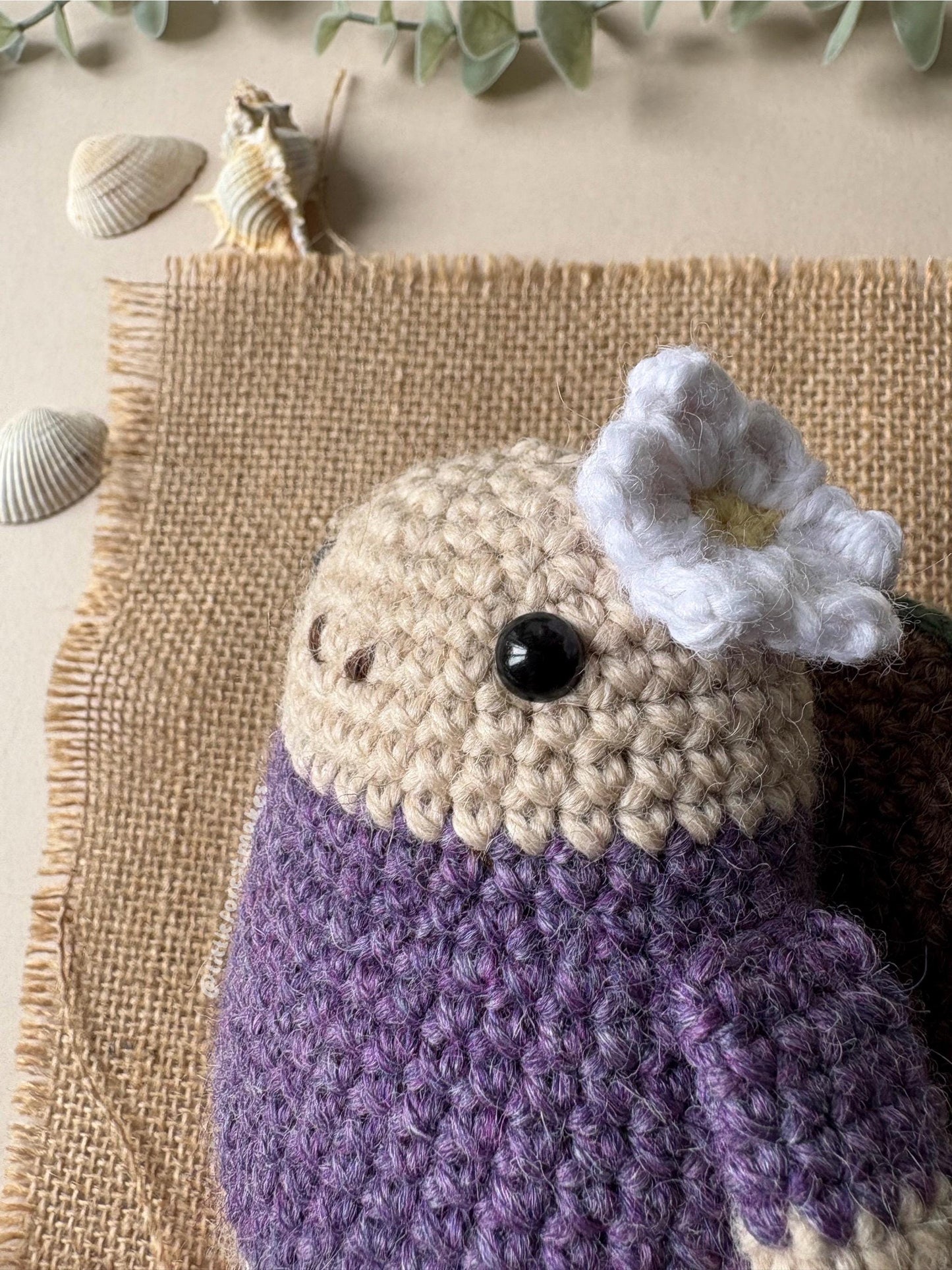 Tallulah the Turtle Crochet Plushie Doll Animal Pattern - [DIGITAL PDF] (Downloadable File)