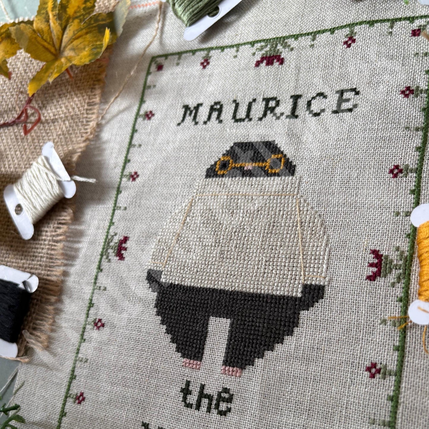 Maurice the Mole Portrait Cross Stitch Pattern Craft Sewing Needlework [Digital Download] [PDF]