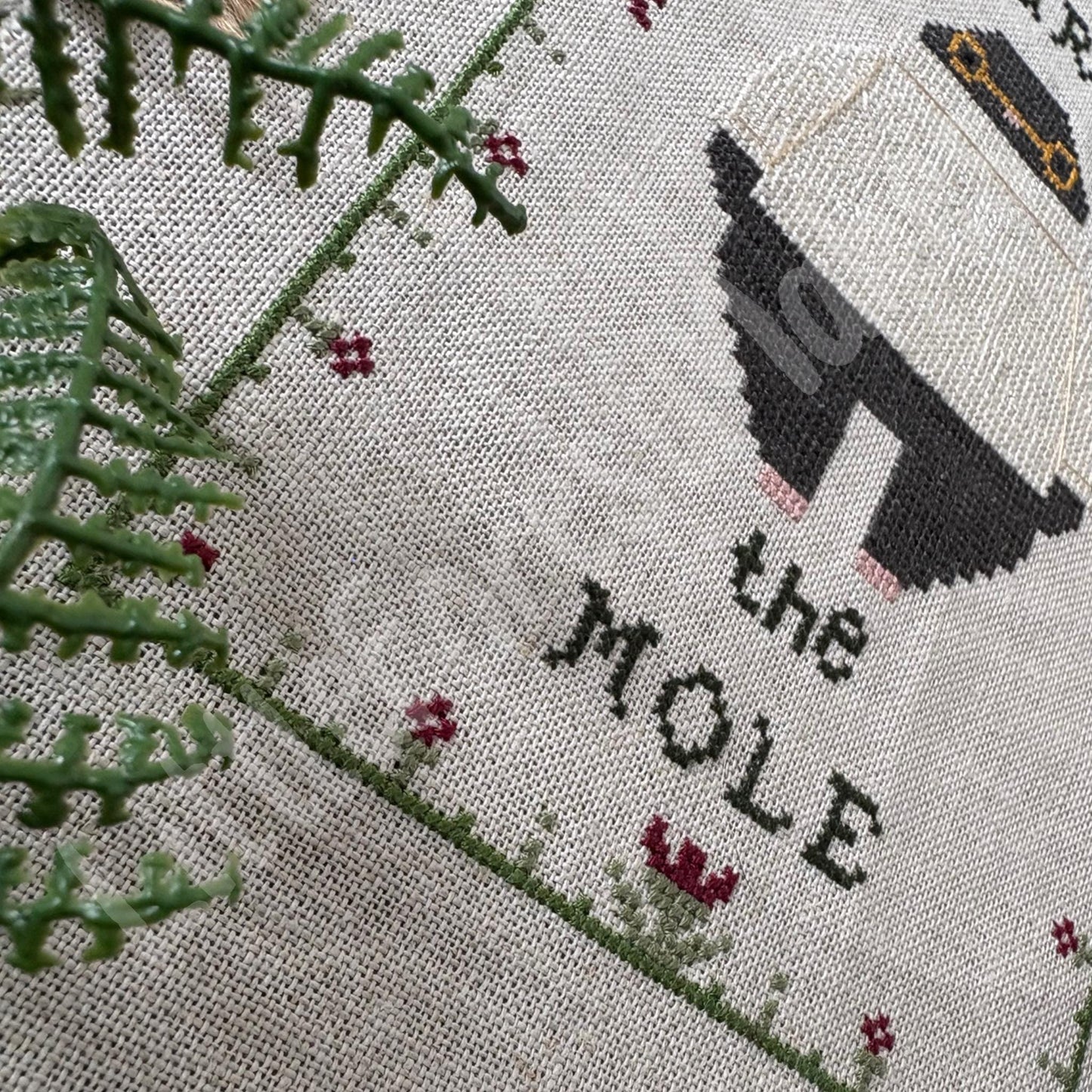 Maurice the Mole Portrait Cross Stitch Pattern Craft Sewing Needlework [Digital Download] [PDF]