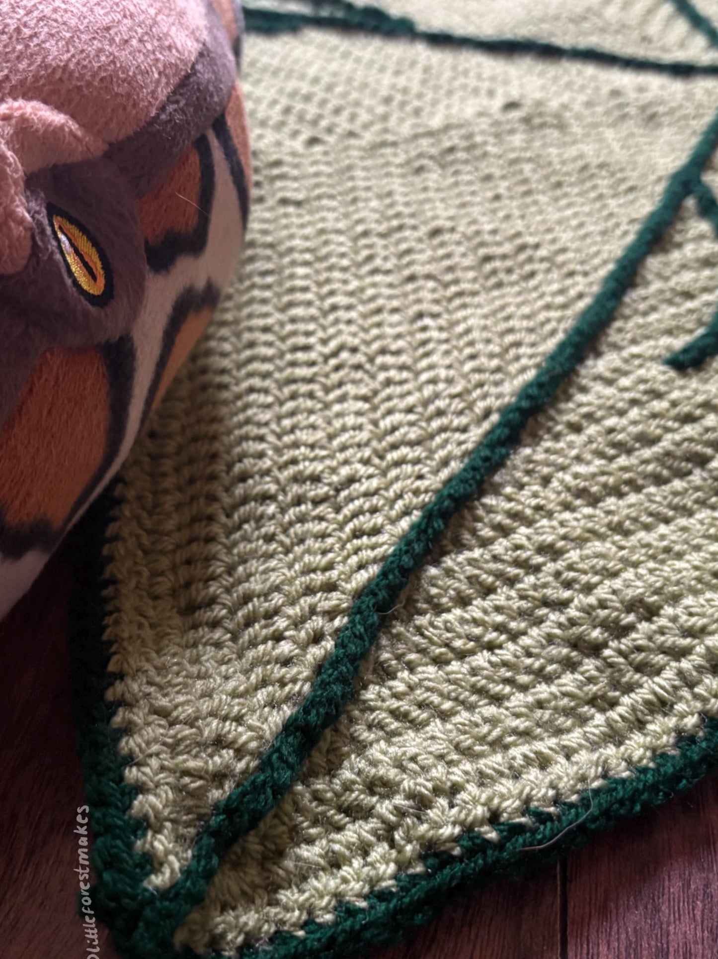 Fallen Leaf Baby Blanket Pattern - [DIGITAL PDF] (Downloadable File)