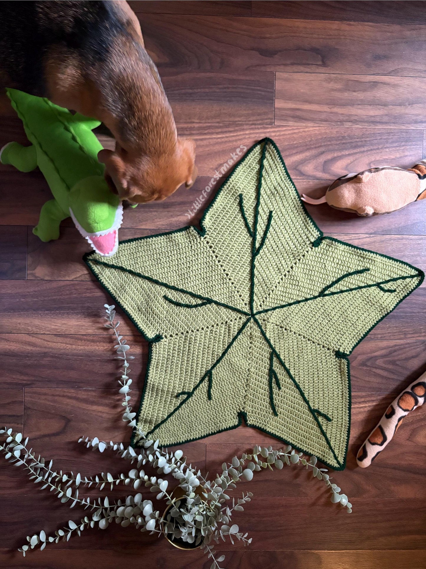 Fallen Leaf Baby Blanket Pattern - [DIGITAL PDF] (Downloadable File)