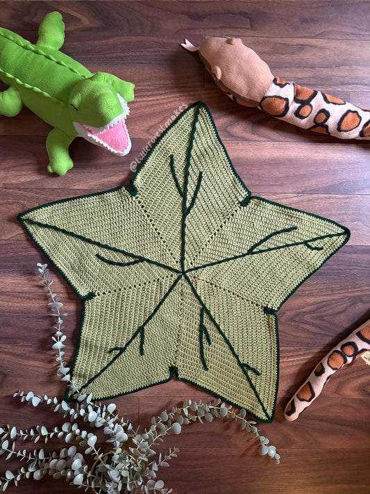 Fallen Leaf Baby Blanket Pattern - [DIGITAL PDF] (Downloadable File)